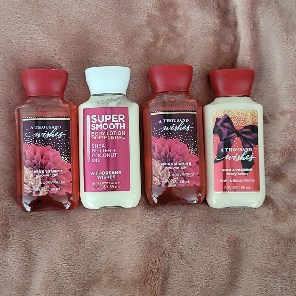 2 Body Wash 2 Lotions (Travel Size)
